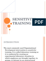 Sensitivity Training