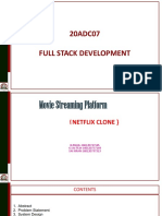 20ADC07 Full Stack Development