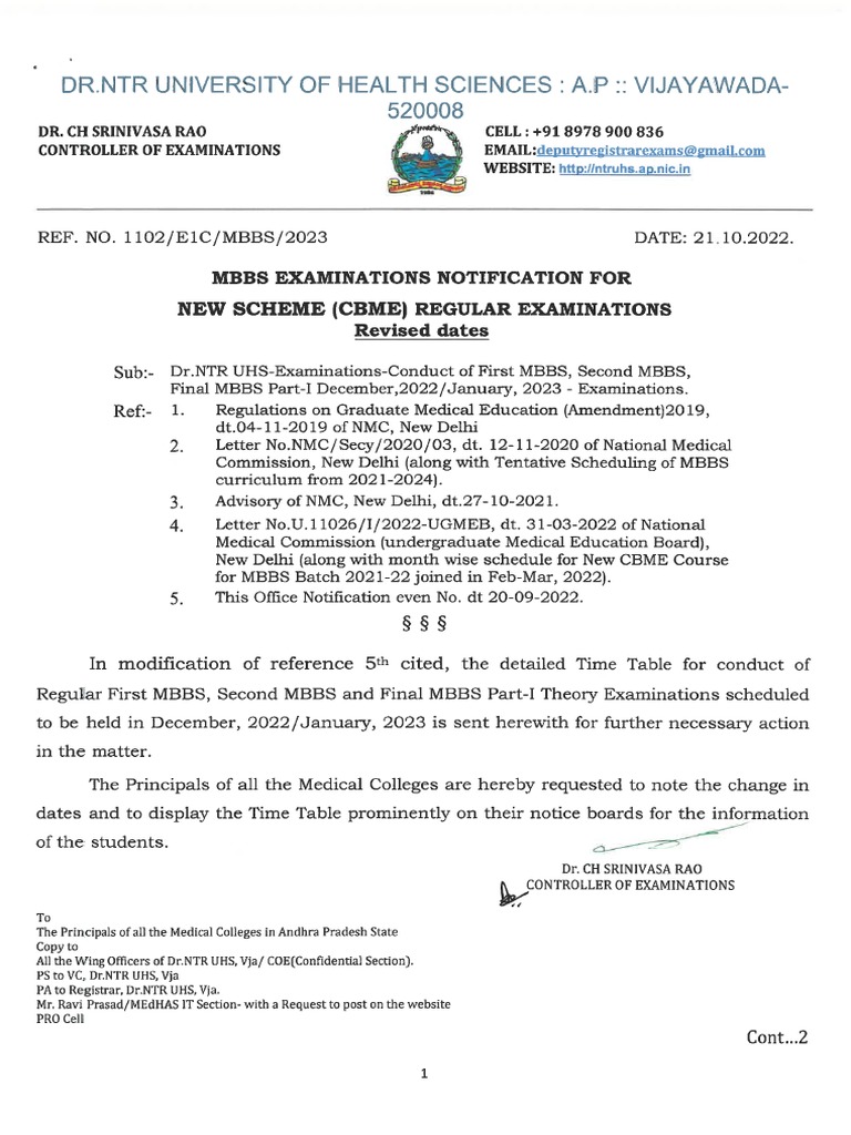 Revised New Scheme Notification Dec 2022-Jan 2023 | PDF