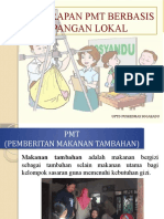 Penerapan PMT Berbasis Lokal