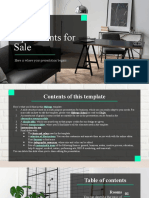 Modern Apartments For Sale - by Slidesgo