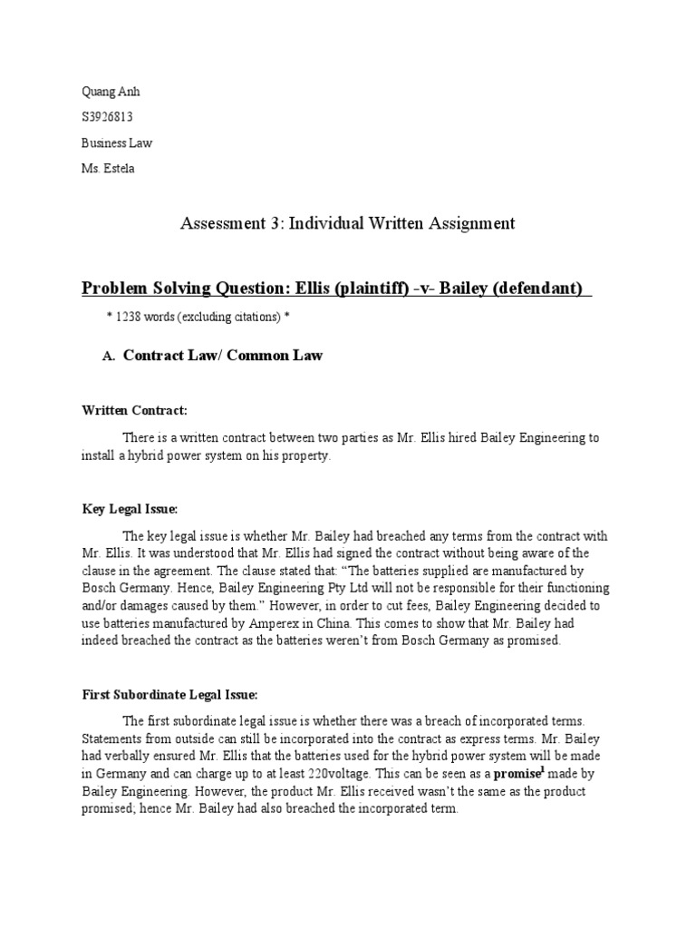 Contract Breach Analysis | PDF | Misrepresentation | Consumer Protection