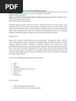 Download Nursing Diagnosis Disturbed Sleep Pattern by maimai324263 SN61582726 doc pdf
