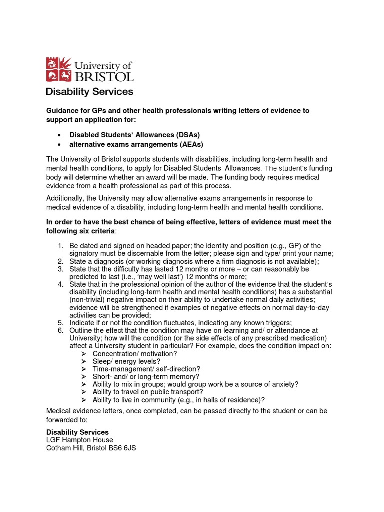 Guidance GPs Writing Medical Evidence 11jun14 PDF Mental Disorder