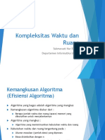 Materi 2 Kompleksitas Waktu Dan Ruang