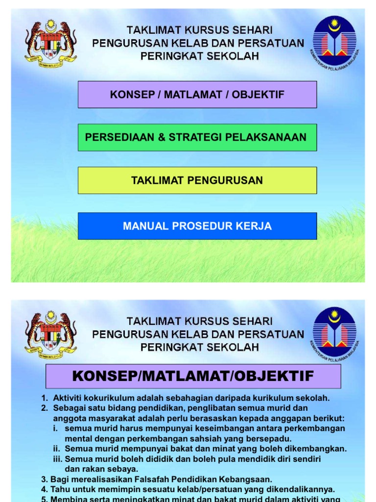 Sehari Persatuan Kelab Pdf