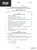 Dec 2019 CS463 - Digital Image Processing (R&S) - Ktu Qbank