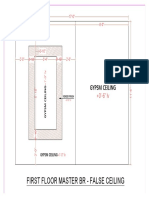 FF Master Bed Room False Ceiling - 1