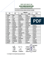 Jadwal Senenan 2022-2023