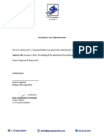 Electrical Test Certificate MPV T2 14d-Signed