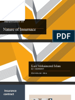 Nature of Insurance
