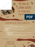 Public Libraries Thesis Defense by Slidesgo