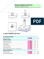 Perhitungan Pondasi Pedestal