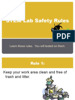 STEM Lab Safety Rules