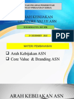 Materi Core Value Asn Dan Arah Kebijakan Asn Orientasi P3K 21 Des