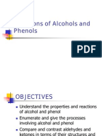 Reactions of Alcohols, Phenols, Aldehydes and Ketones