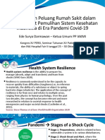 Resiliensi Dan Peluang Rumah Sakit Dalam Mempercepat Pemulihan Sistem Kesehatan Indonesia Di Era Pandemi Covid-19 - Dr. Ede Surya Darmawan MDM