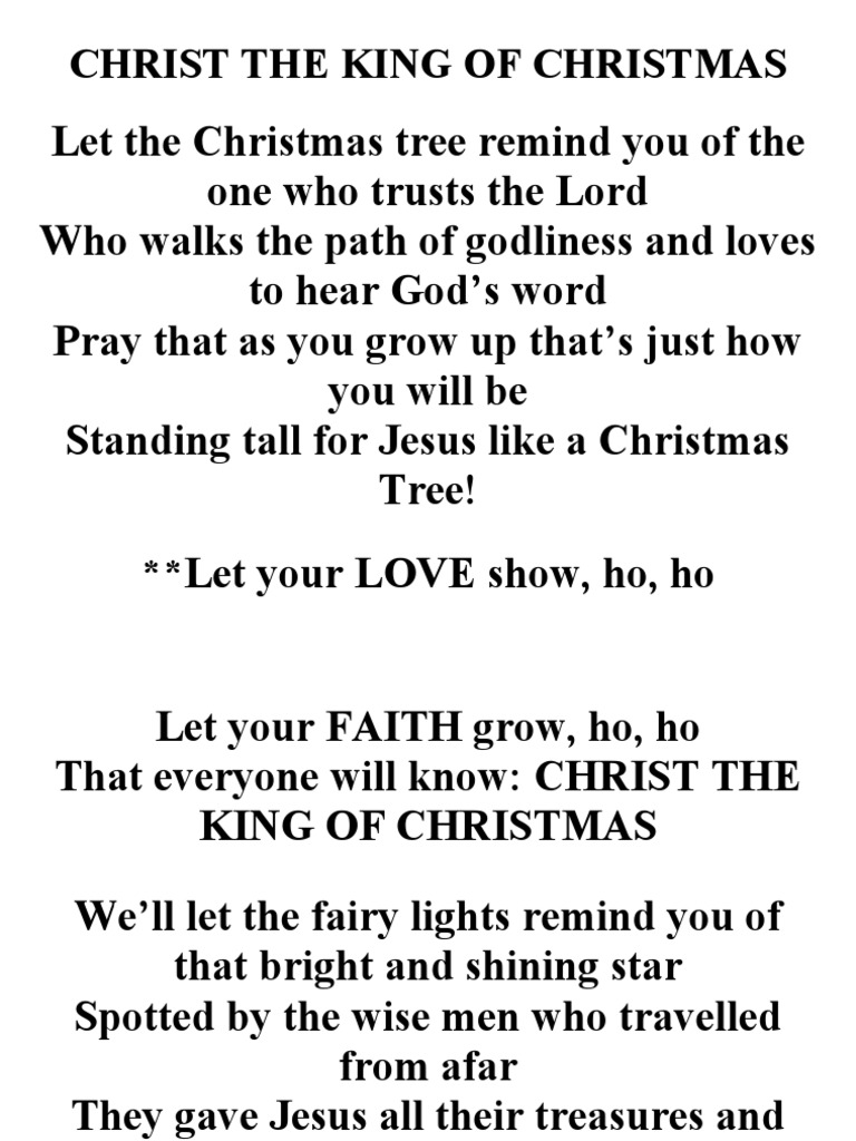 Christ The King of Christmas PDF