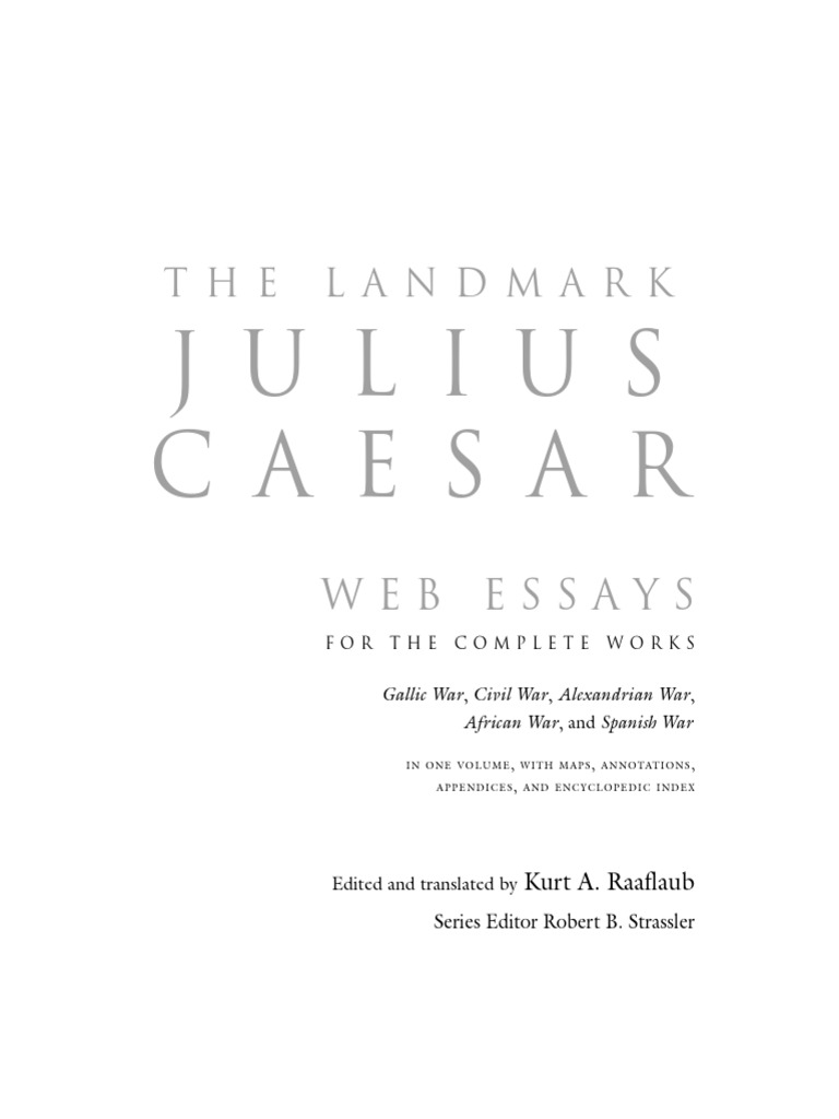 The Landmark Julius Caesar | PDF | Siege | Fortification