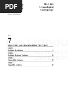 14 MAN-002 Archaeological Anthropology Block-7 Neolithic and Chalcolithic Cultures