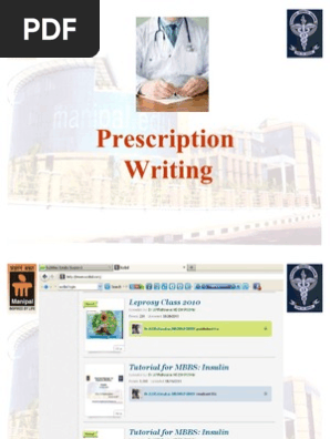 Prescription Writing