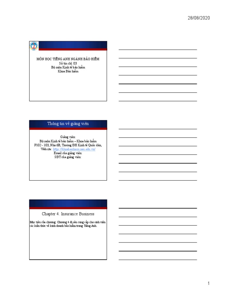 Chapter 4 insurance business pdf