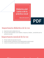 Didáctica Del Canto