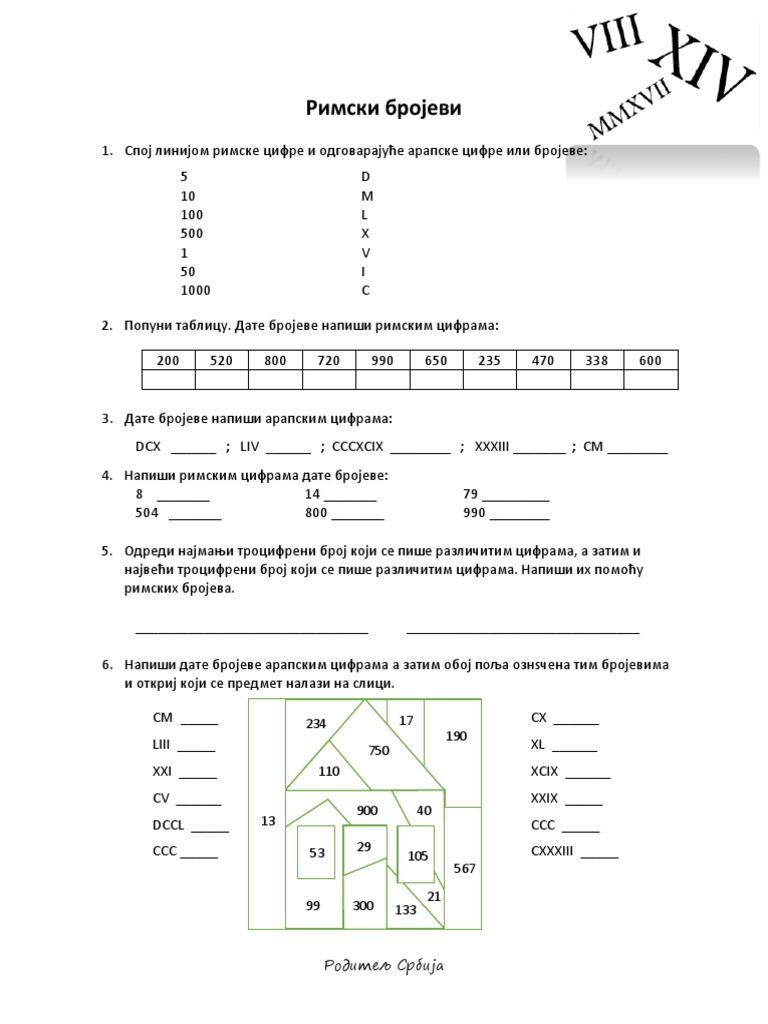 Rimski Brojevi | PDF
