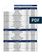 Price List MRP Safari Acc