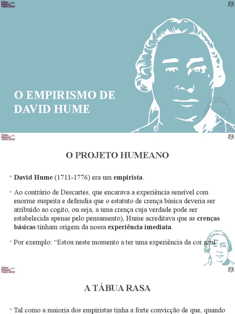 Hume: Experiência e Conhecimento | PDF | David Hume | Experiência