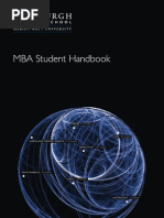 Mba Student Handbook en