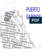 Mapa Cartográfico de Puerto Barrios, Izabal Guatemala
