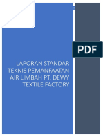 Perbaikan Standar Teknis Pertek Pemanfaatan Air Limbah PT Dewitex