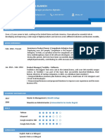 Free CV Template 8