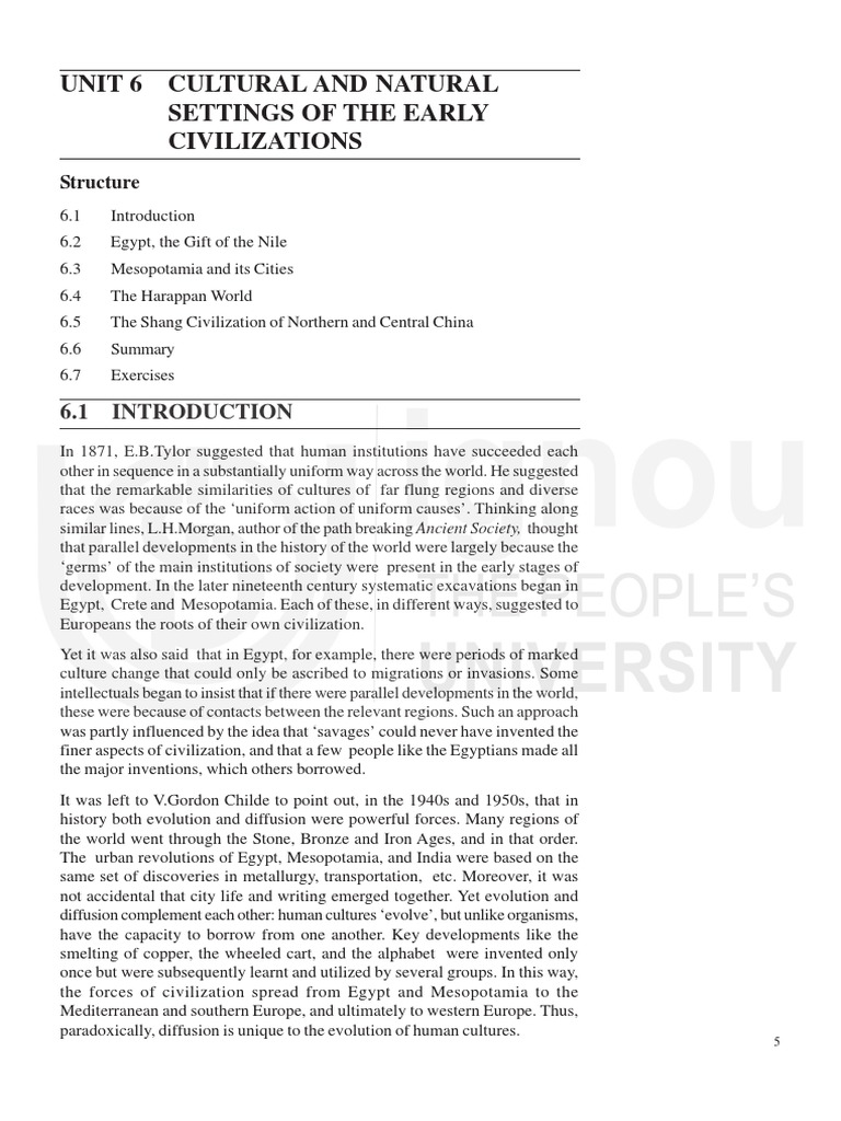 Bronze Age Civilizations PDF Ancient Egypt Sumer