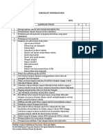 Daftar Tilik Imunisasi BCG