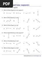 Grade 3 Lines and Angles Worksheet | PDF | Teaching Methods & Materials
