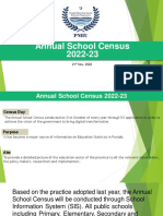 Annual School Census Presentation 2022