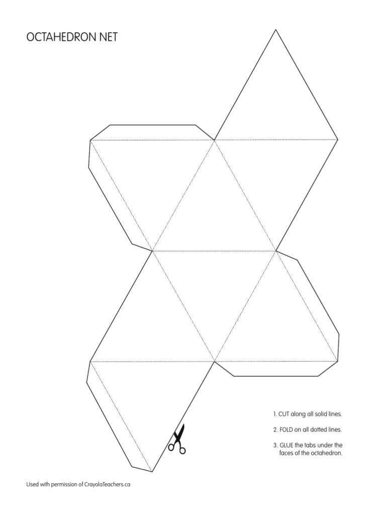 Octahedron Net | PDF