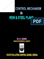 Pollution Control Mechanism in Iron & Steel Plant