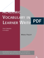 Academic Vocabulary in Learner Writing