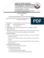 TERM OF REFERENCE Pemimpin Pengayom Untuk Harmonisasi Emosional Mahasiswa Kimia