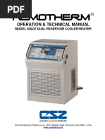 Operation & Technical Manual: Model 400ce Dual Reservoir Cooler/Heater