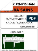 Sains Penyisihan 2021