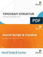Tipografi I - Pertemuan 9 - Materi Tugas Huruf Script