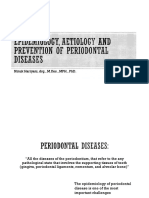 Epidemiology, Aetiology and Prevention of Periodontal Disease (Recovered)