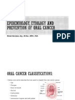 Oral Cancer Prevention and Management