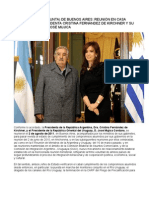 DECLARACION CONJUNTA, Argentina Uruguay