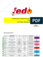 Calendario FEDO 2022
