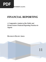 Download A Comparative Analysis of the Public and Private Sectors Financial Reporting Practices in Nigeria by Femi Olowu SN61587655 doc pdf